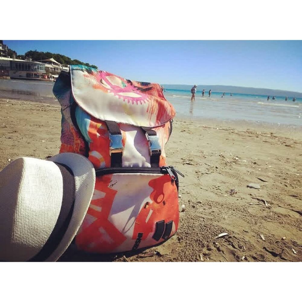 Badass Backpacks Sincerity Inside Cheryl Hicks Artist Design Bag Limited Edition